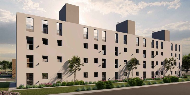 Obras PLAN PROCREAR - El Palomar - Tira de Departamentos