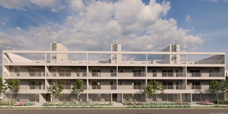 Obras PLAN PROCREAR - El Palomar - Tira de Departamentos